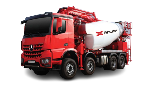 Автобетоносмеситель с бетононасосом  28-4Z